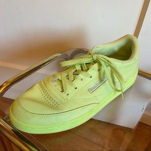 Reebok Club C 85 in Neon Green